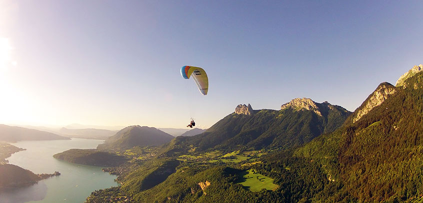 Paragliding French Alps
