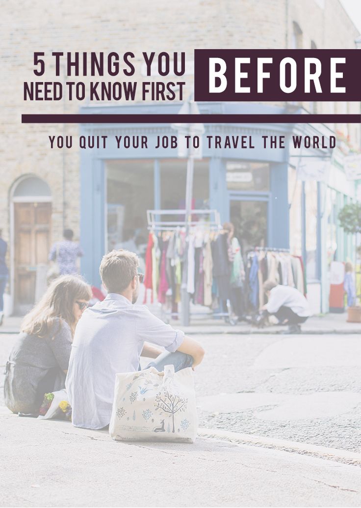 Before You Quit Your Job