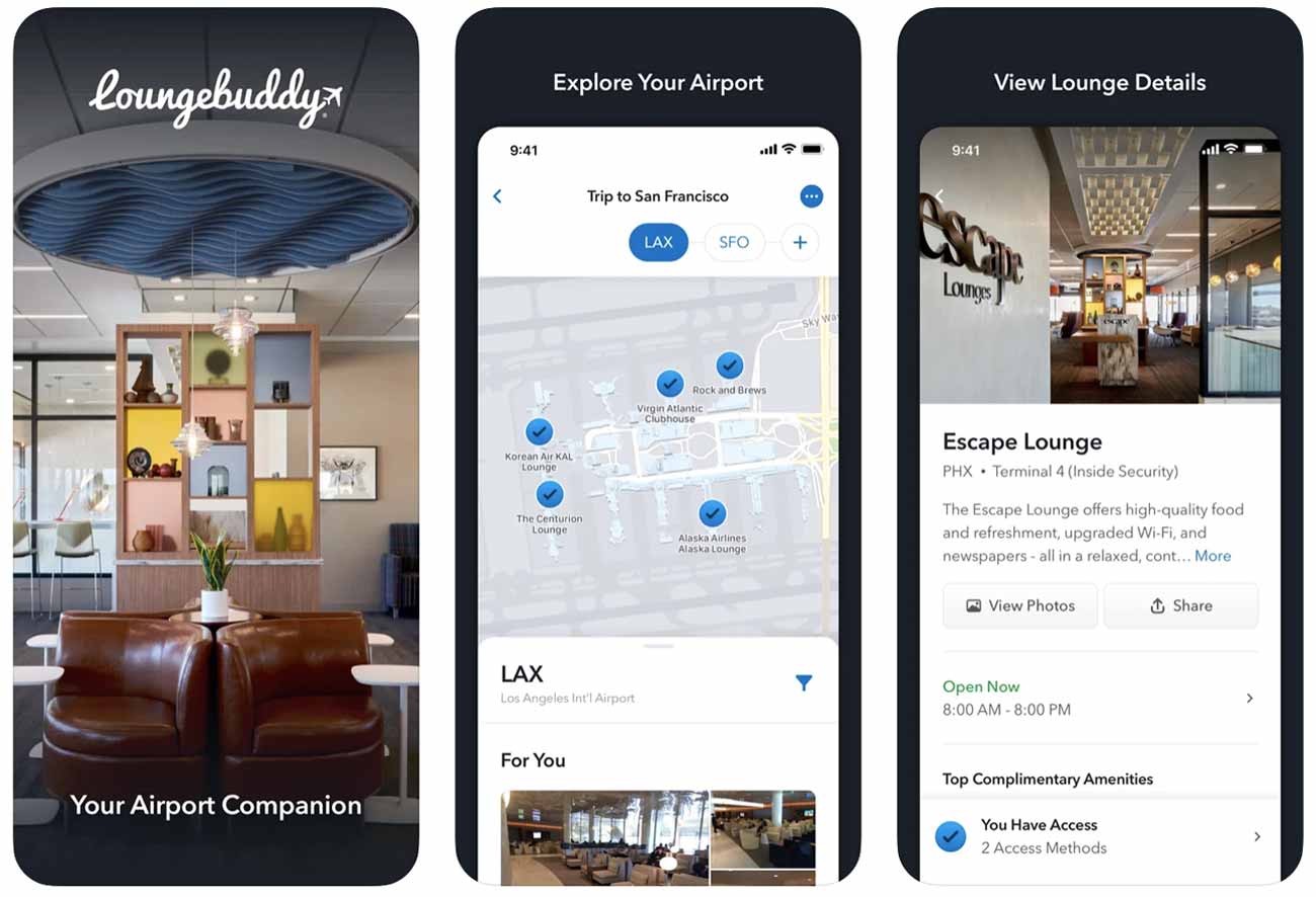 LoungeBuddy for Airport Lounges