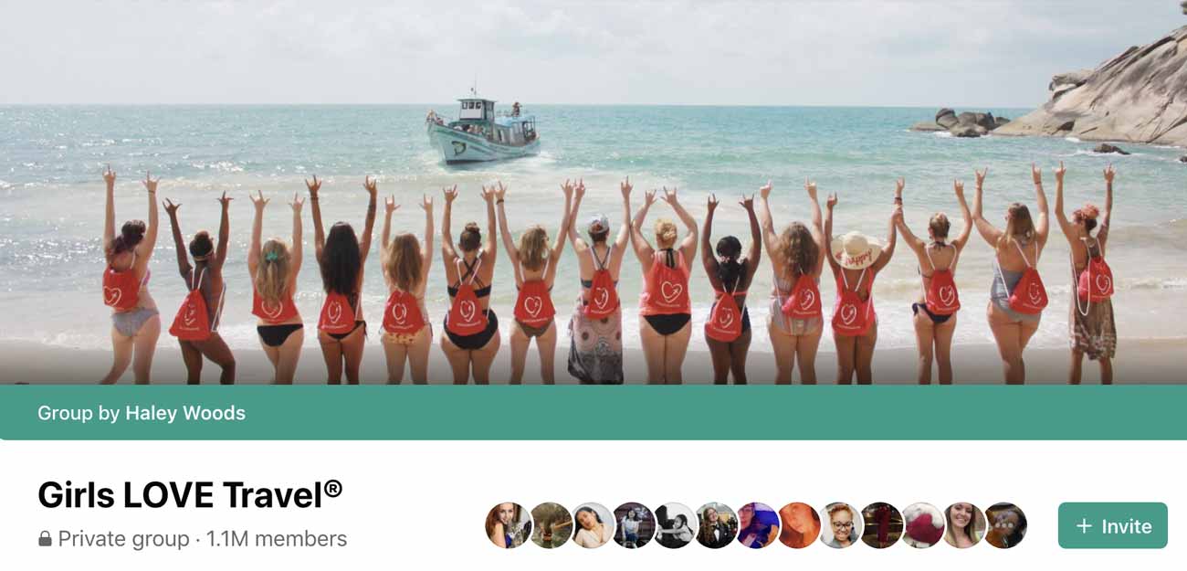 Best Facebook Groups for Travelers: Girls LOVE Travel (Female)