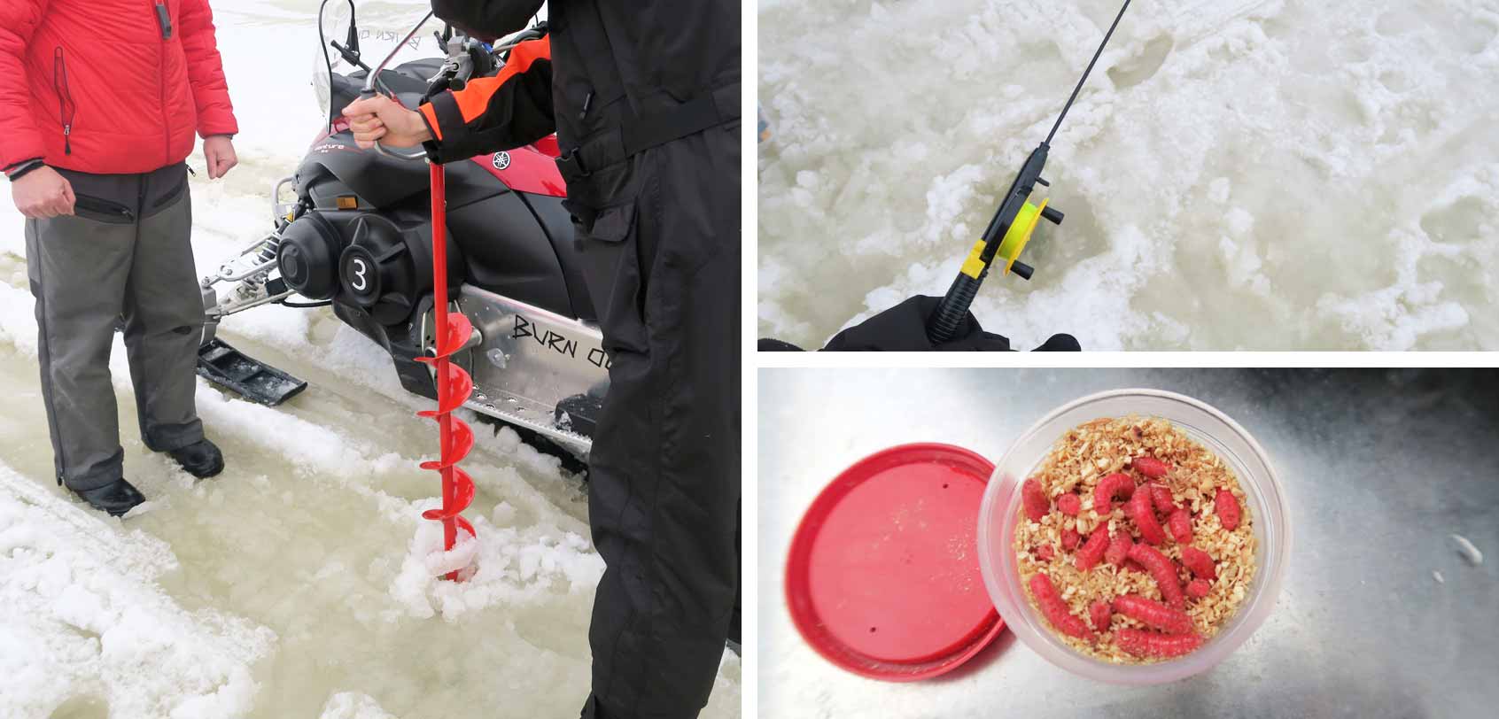 Helsinki Snowmobile Tours: Ice Fishing