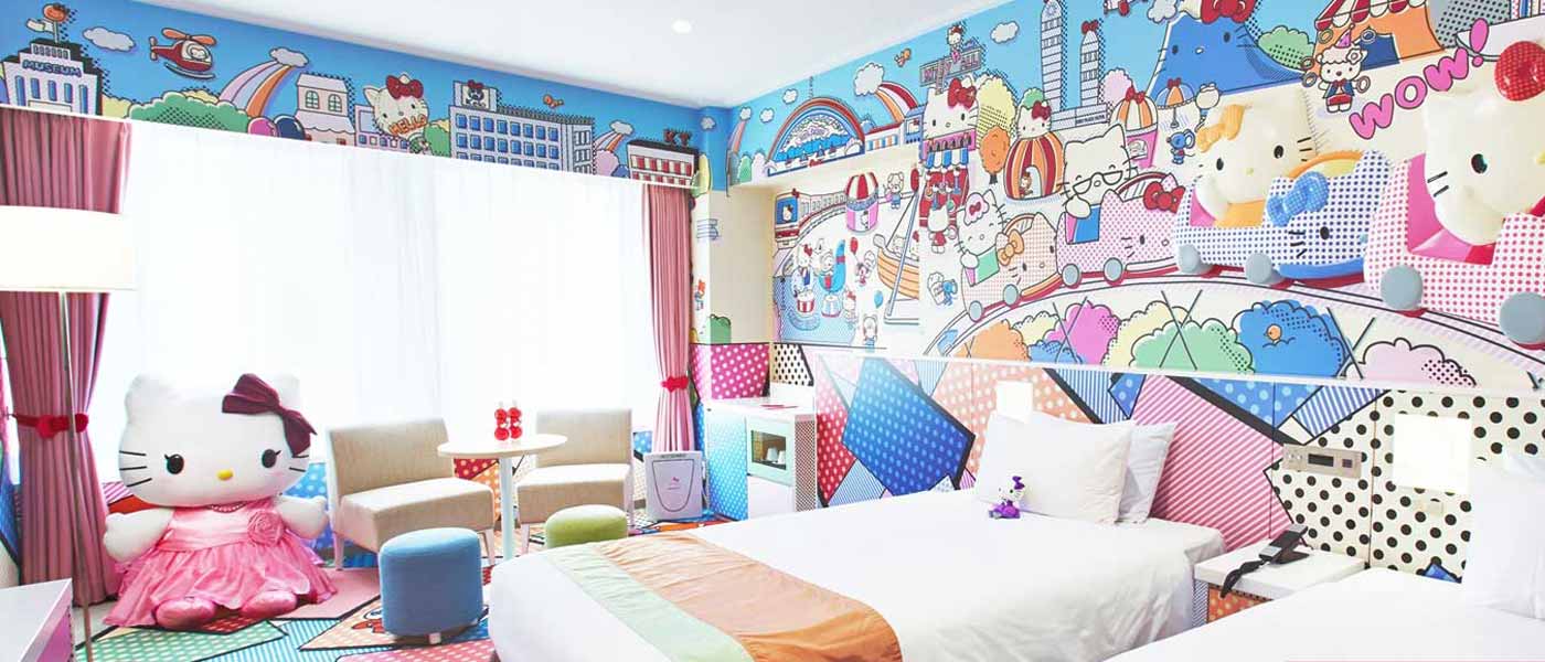 Hello Kitty Hotel Room