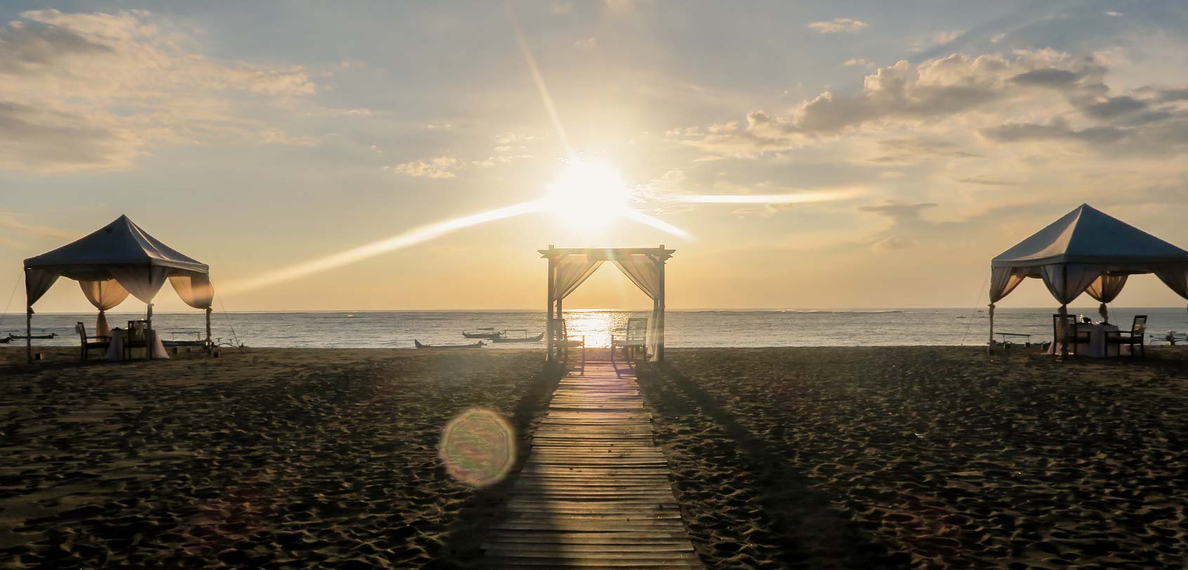 Bali Indonesia Pastel Sunset - Bali Gates of Heaven