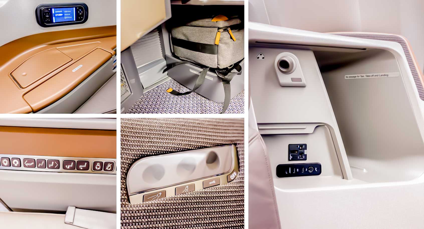 Business Class Seat Features