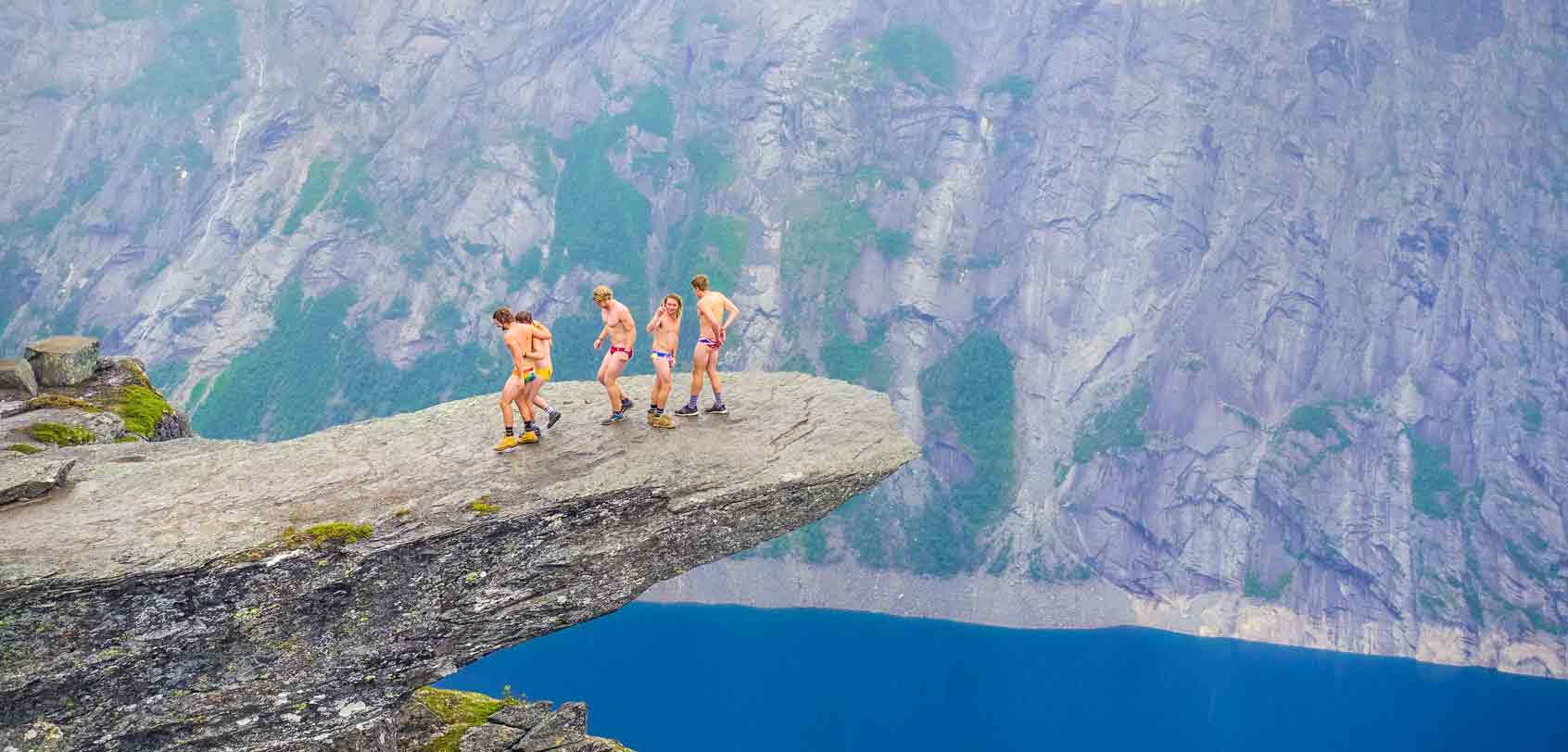 Trolltunga Funny Photo