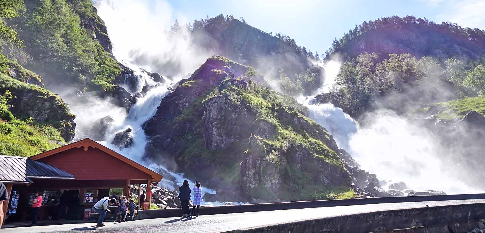 Latefossen Waterfall