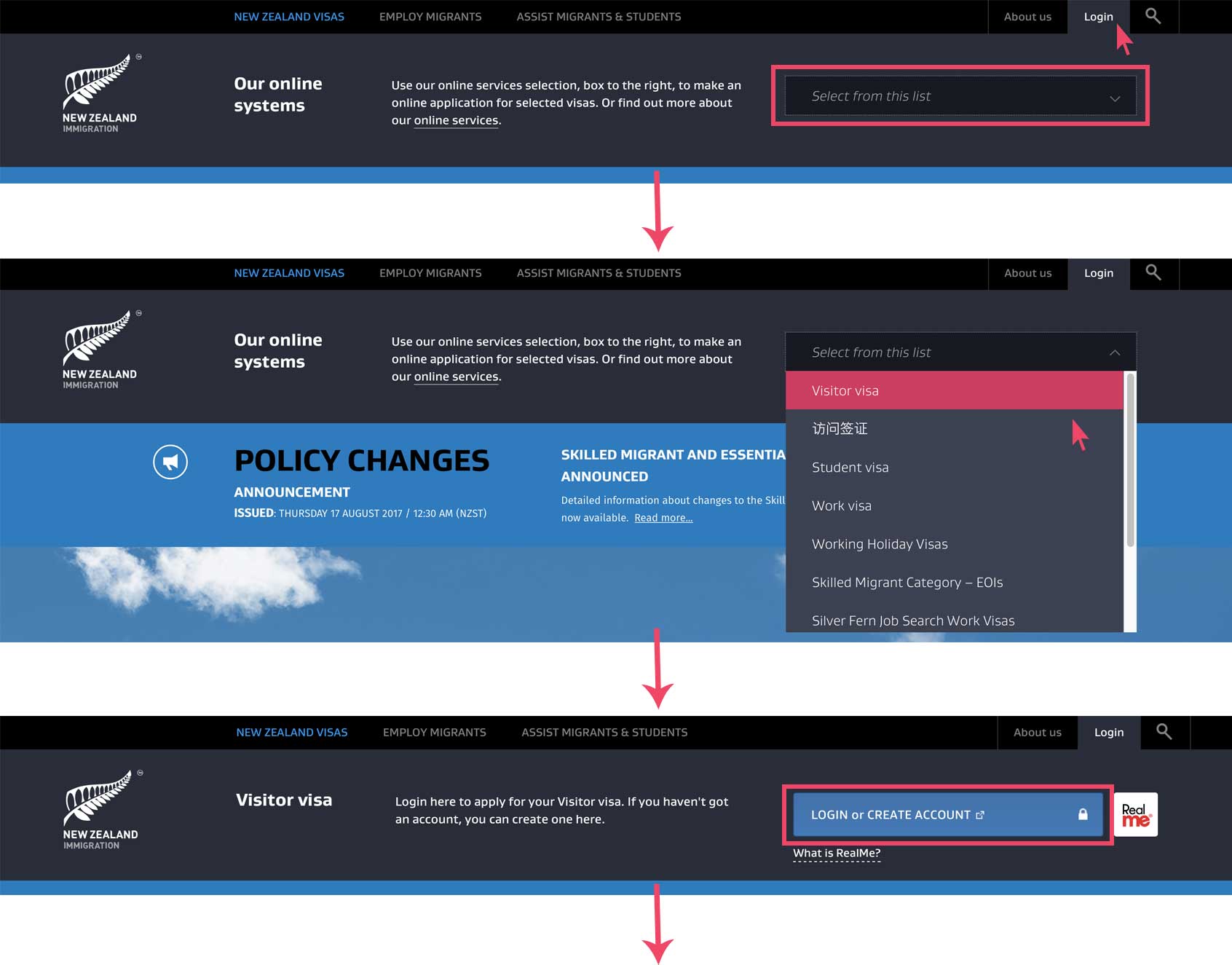 new zealand immigration website