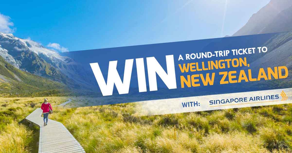 GIVEAWAY Win a Trip to New Zealand with Singapore Airlines!