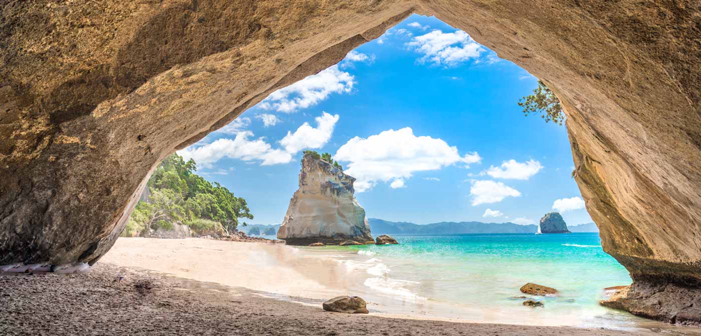 New Zealand Cathedral Cove