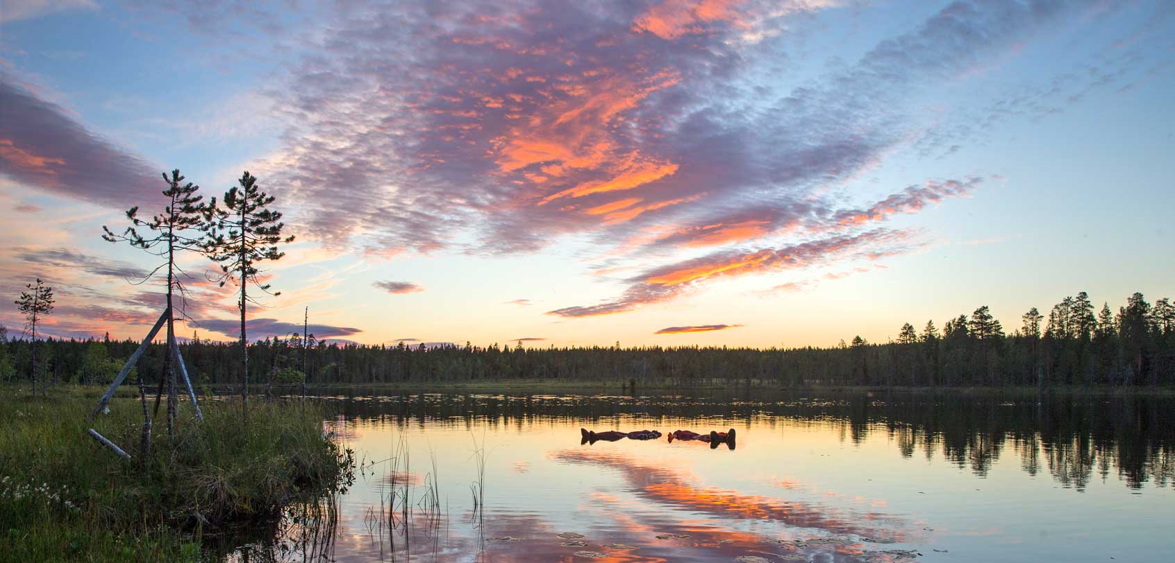 Rovaniemi in Summer: Floating