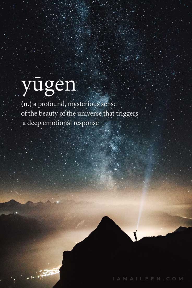 Unusual Travel Words: Yugen