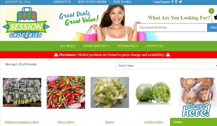Session Groceries Online