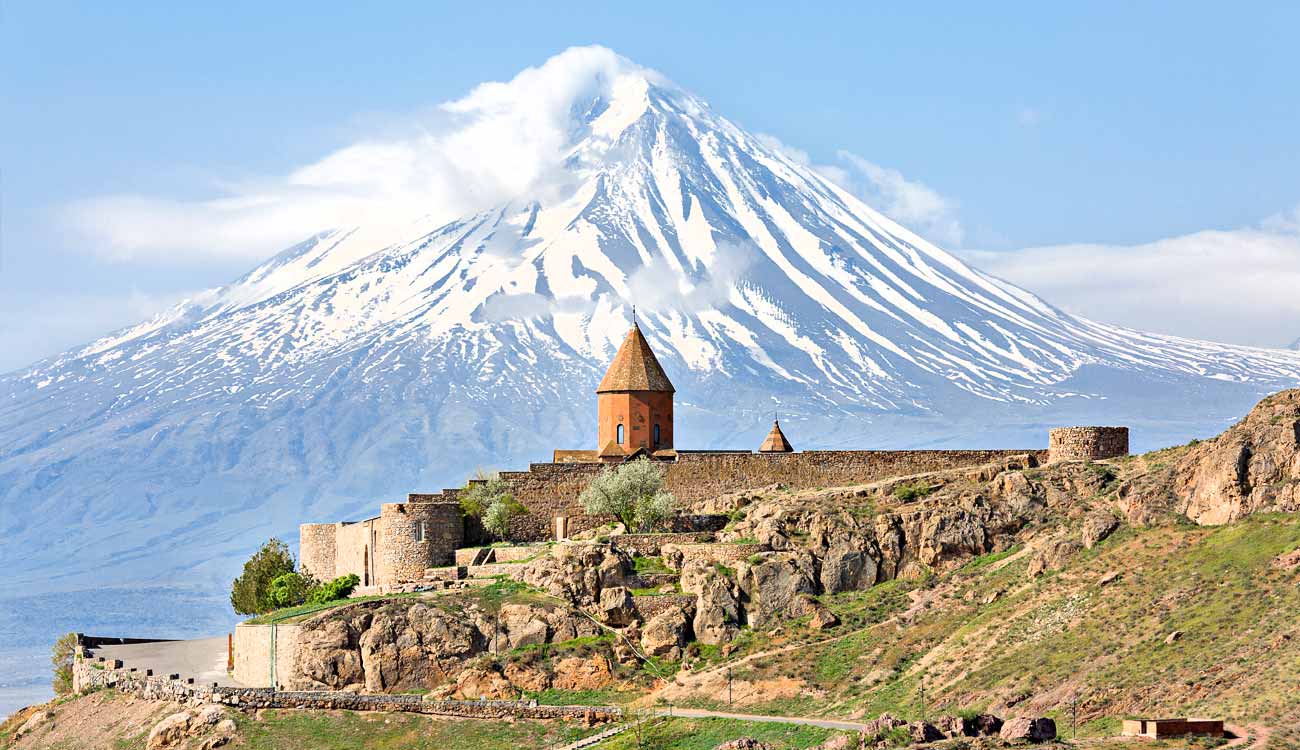 Ararat Mountain and Khor Virap Church, Armenia