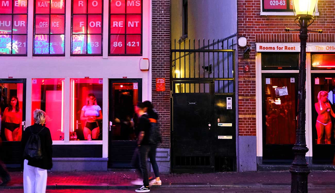 Girls on Red Windows - Amsterdam