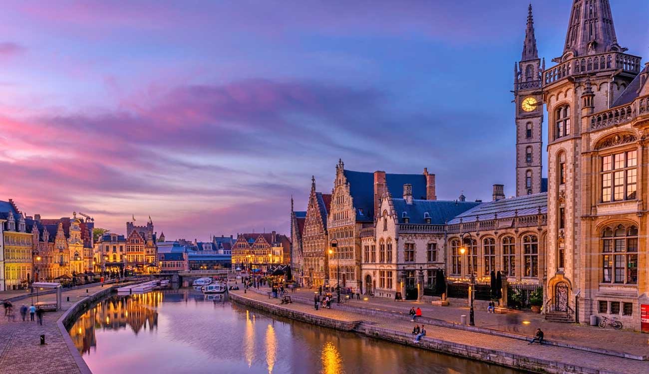 Graslei, Korenlei : Ghent Walking Tour