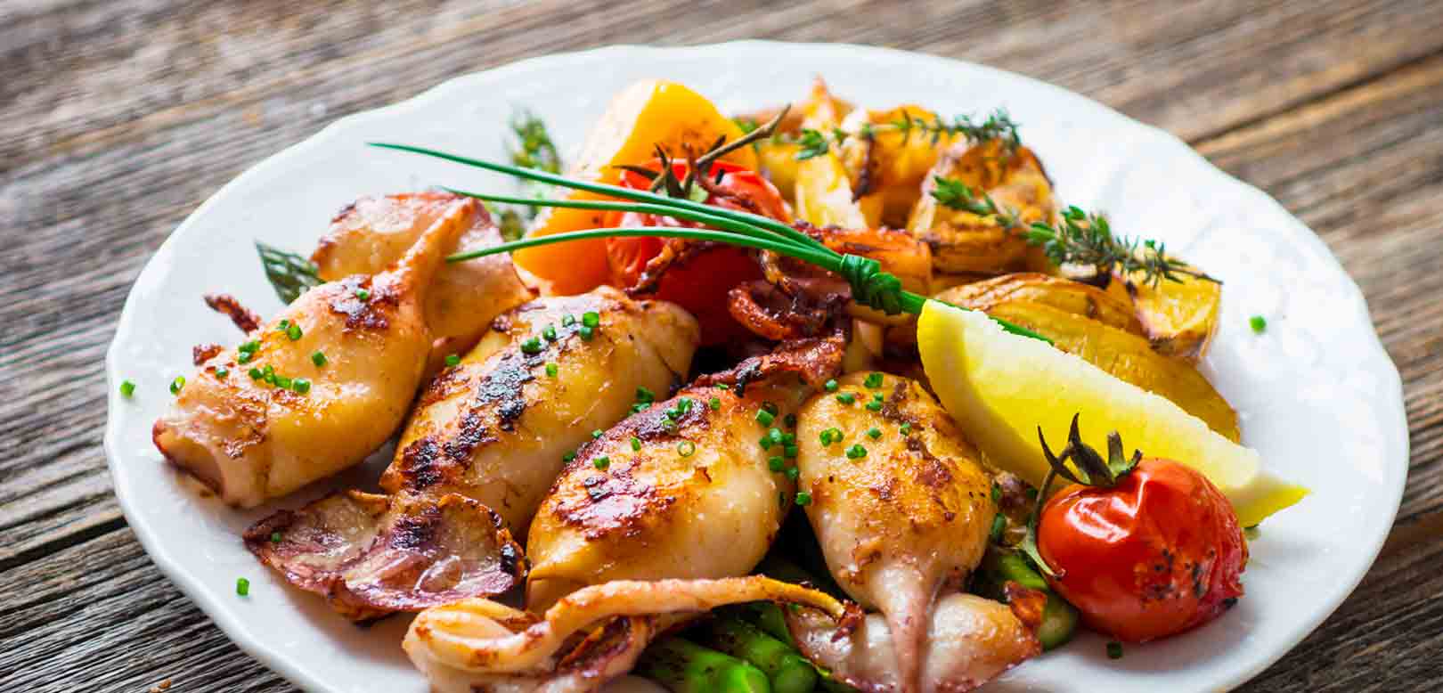 Croatia Food : Grilled Squid