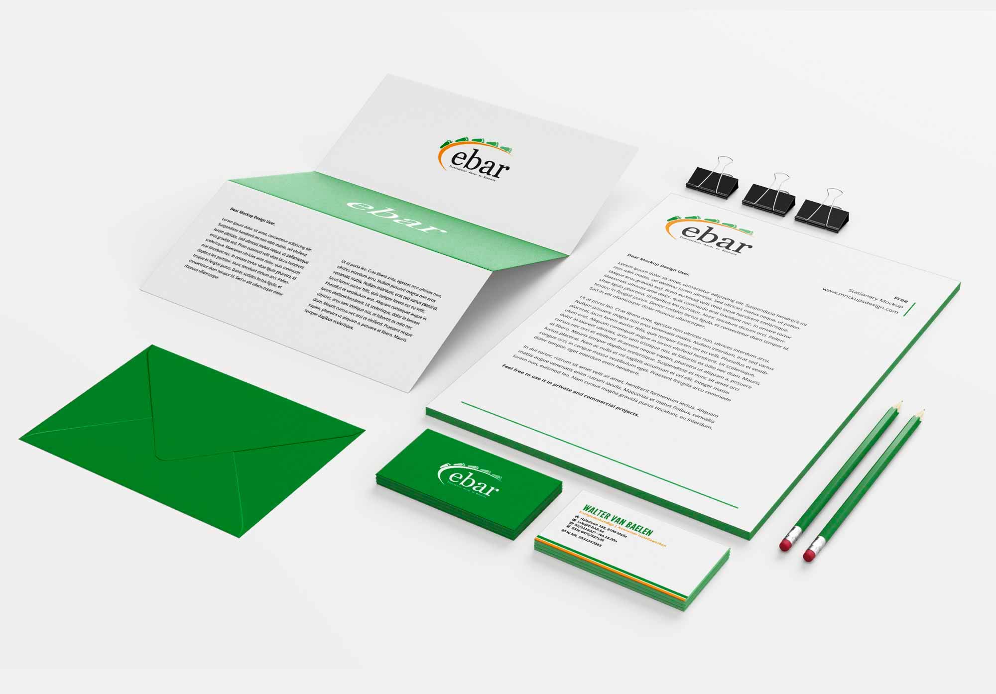 EBAR Branding Stationery