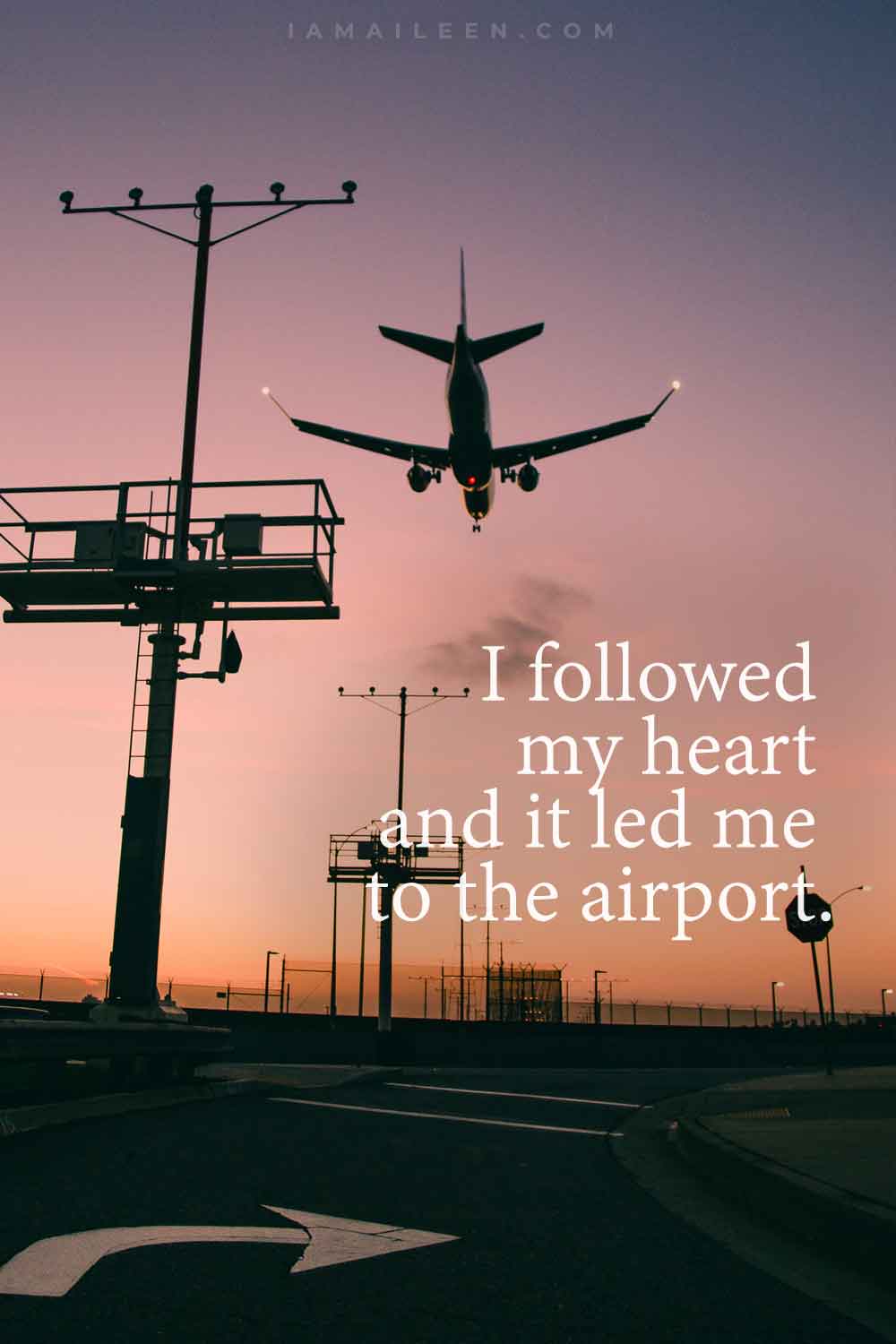 Airport Quote for Instagram