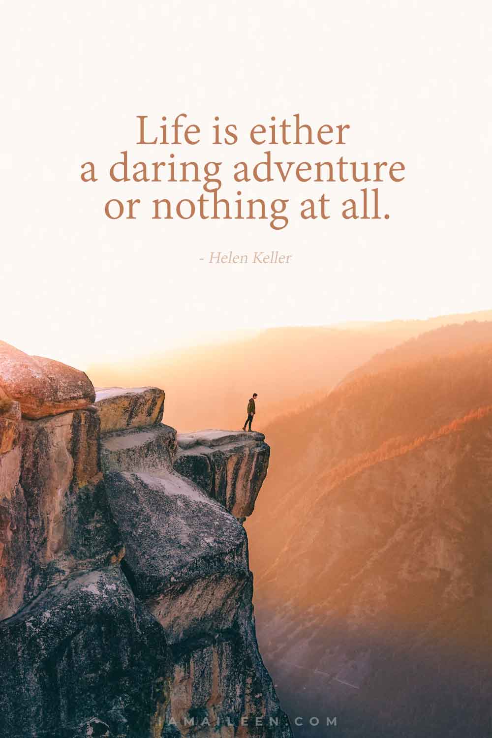 Daring Adventure or Nothing at All Saying