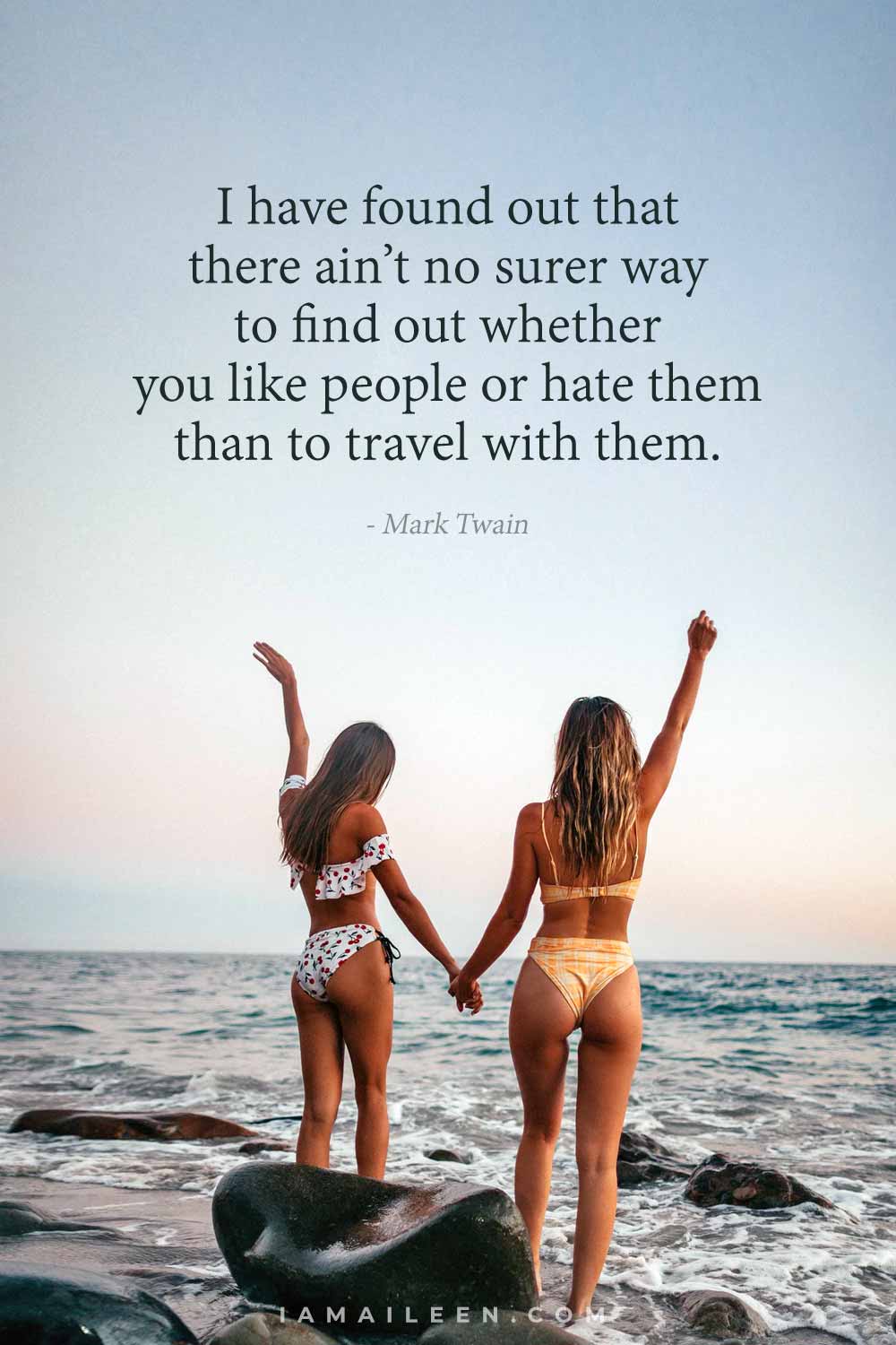 Travel with Friends Quotes (Mark Twain)