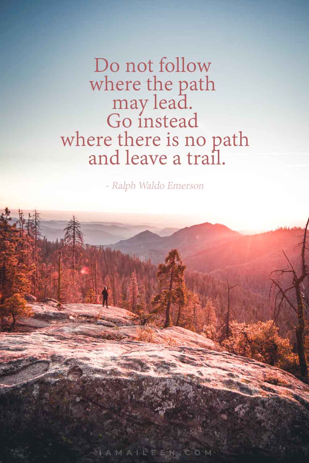 Ralph Waldo Emerson Quote Path