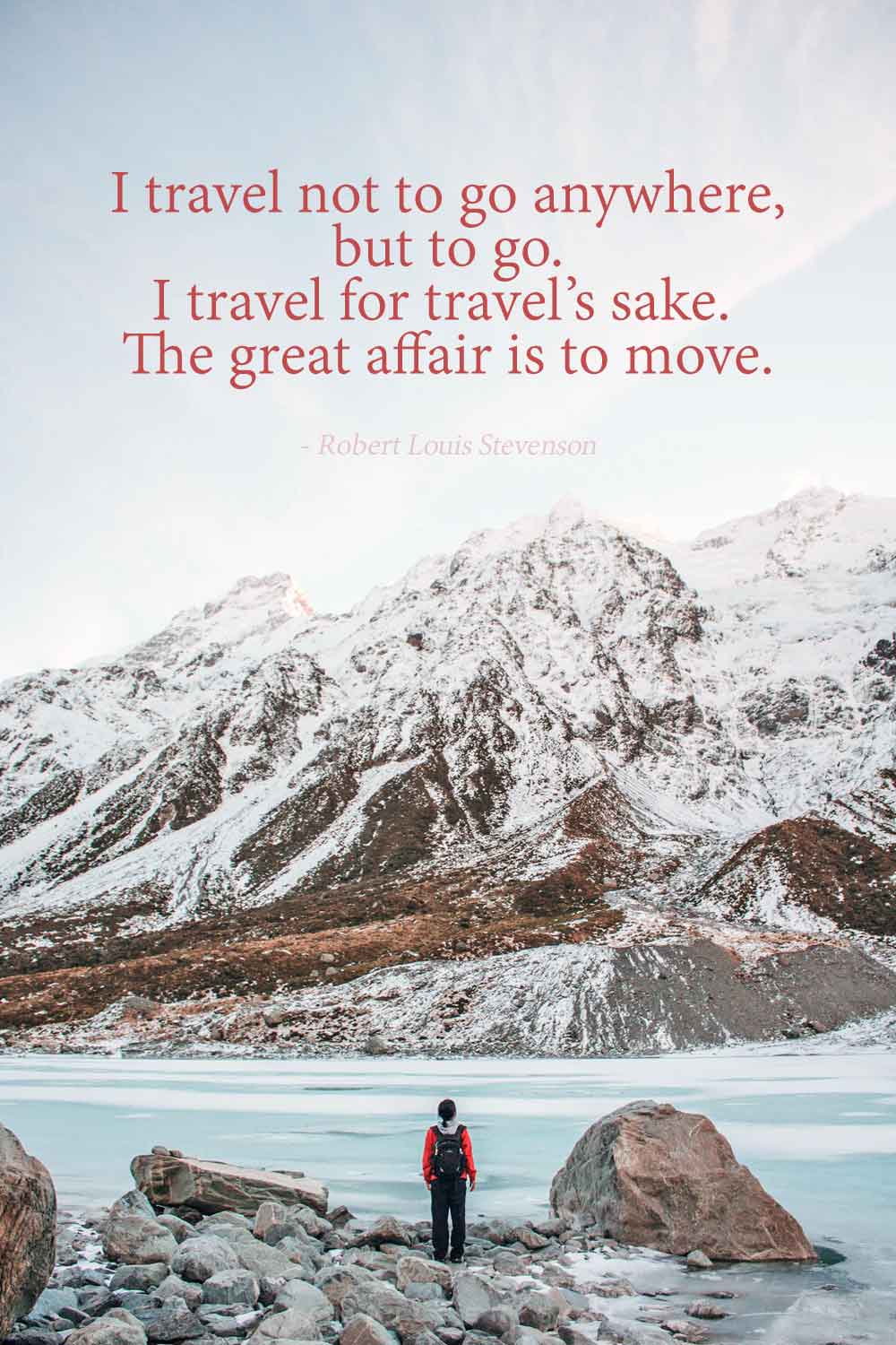 Robert Louis Stevenson Quote on Travel