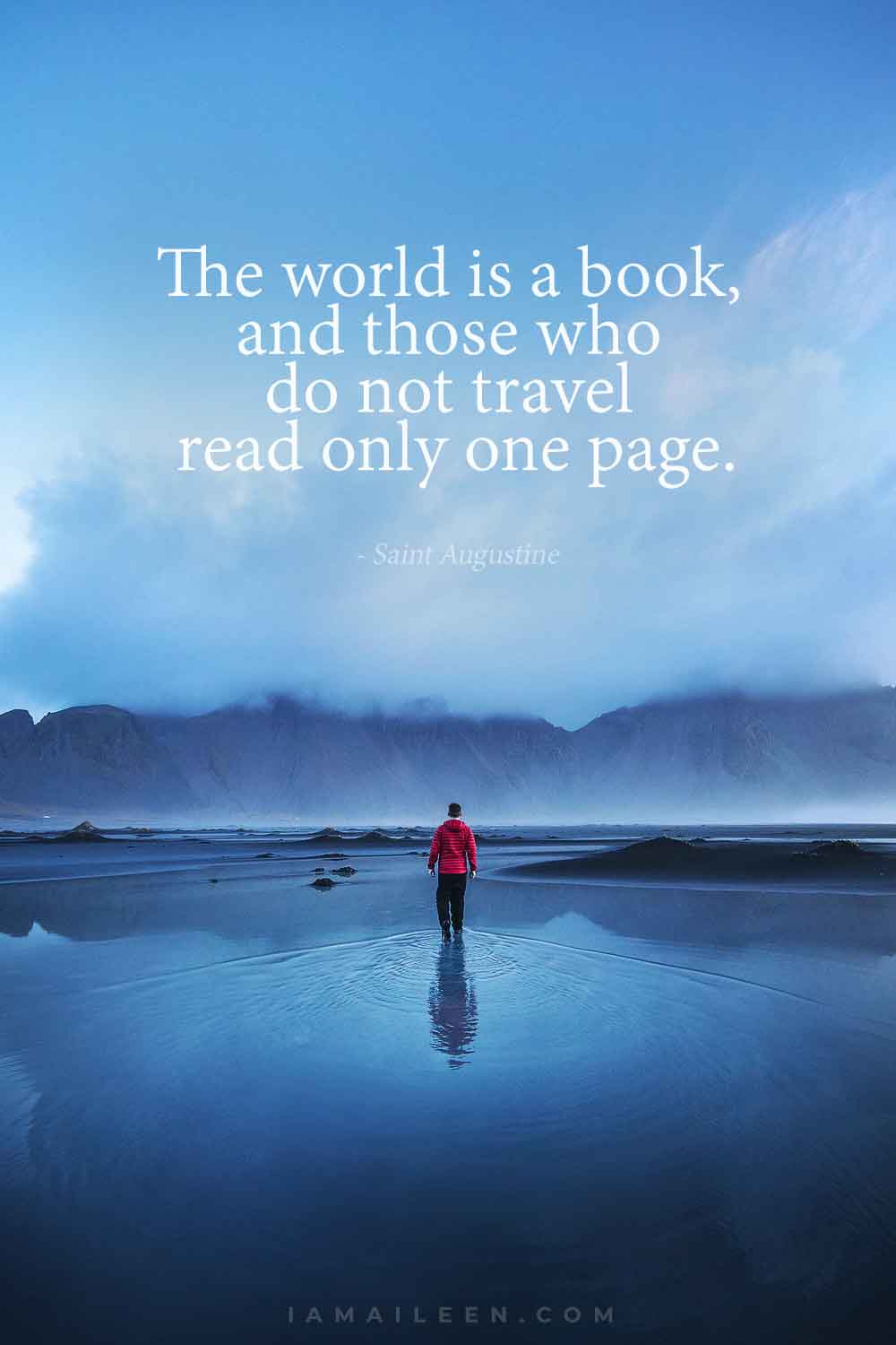 World is a Book Quotation