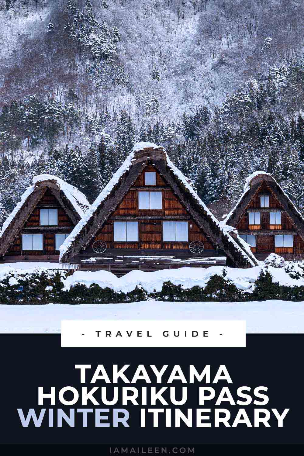 Takayama Hokuriku Pass Winter Itinerary