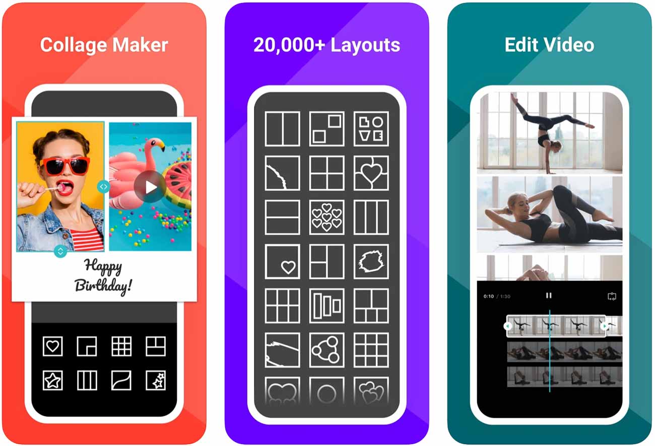 Best Instagram Story Apps: PhotoGrid Collage Maker App