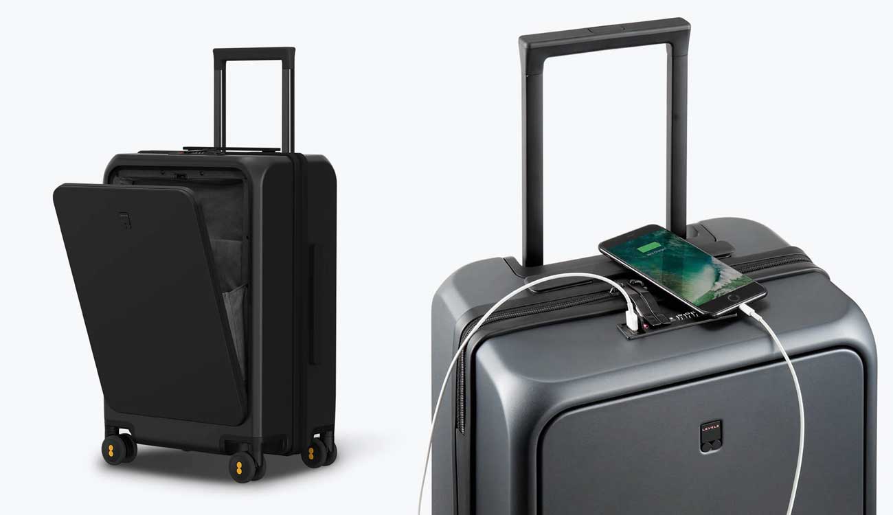 Roadrunner Pro USB: Suitcase with Laptop Compartment