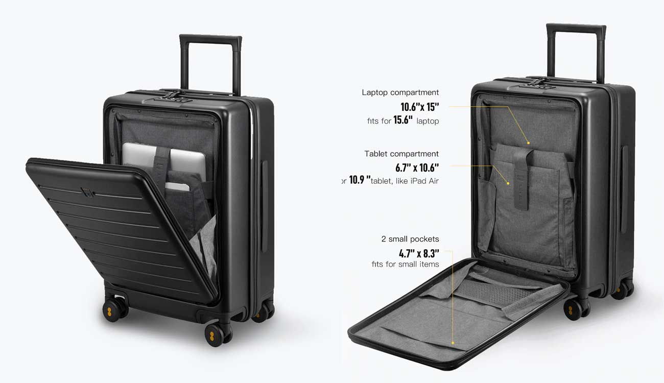 Luggage with Laptop Pocket