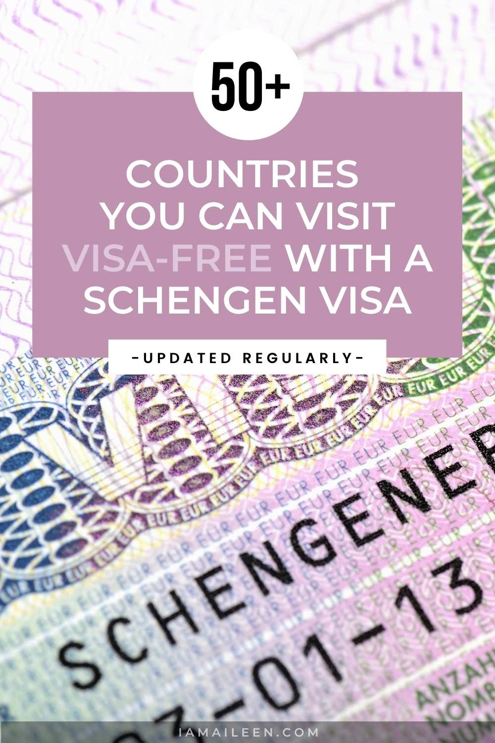 Countries you can visit with a Schengen visa