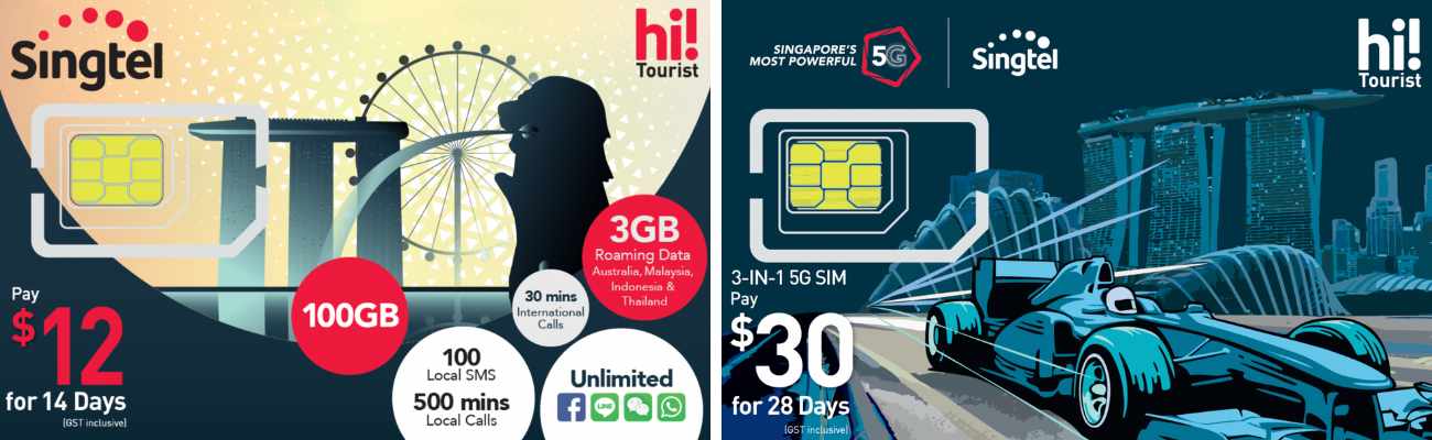 Singtel Hi Tourist SIM Card