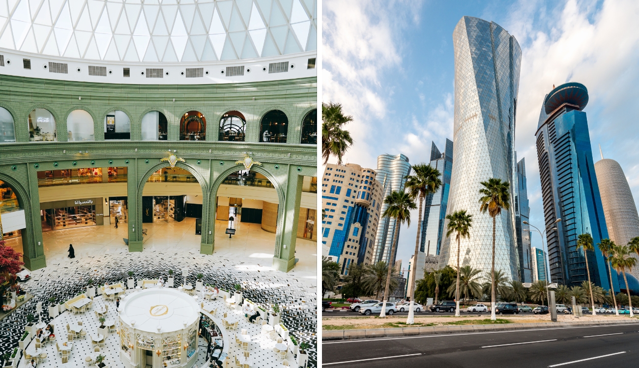 Shop (or window-shop) at luxury malls